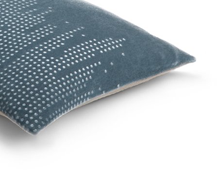 Mrs.Me home couture - cushion Cascade LightPetrol detail